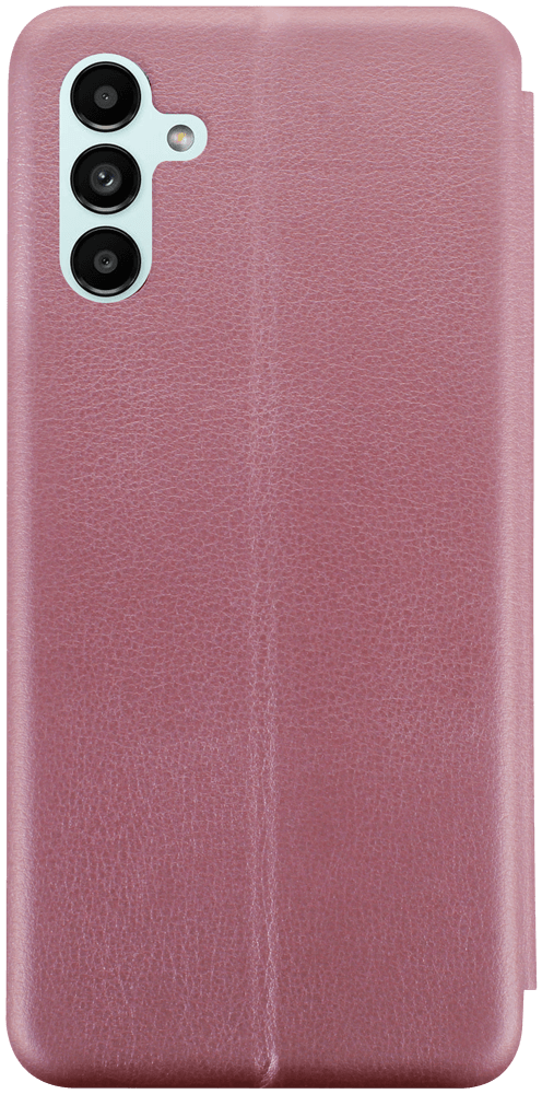 Samsung Galaxy A04s (SM-A047F) oldalra nyíló mágneses flipes bőrtok prémium minőség rozéarany