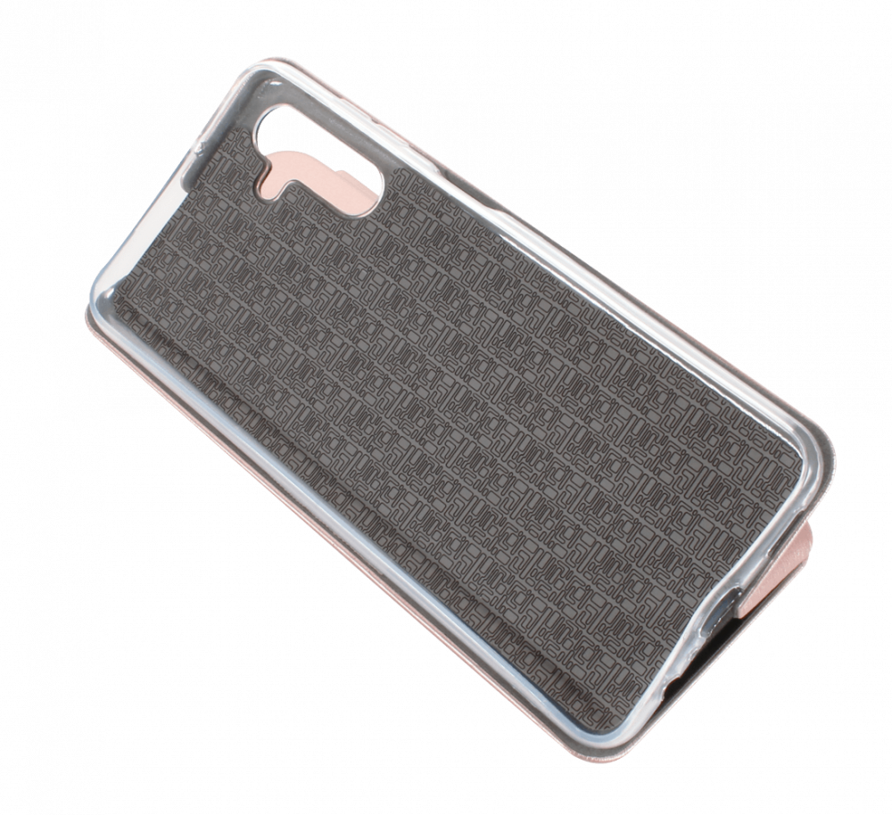 Samsung Galaxy A04s (SM-A047F) oldalra nyíló mágneses flipes bőrtok prémium minőség rozéarany