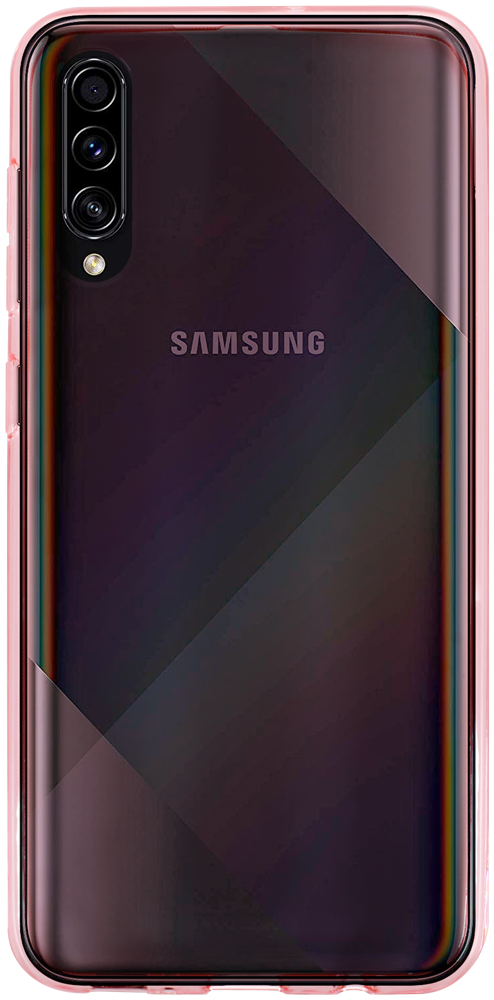 Samsung Galaxy A50s (SM-A507F) szilikon tok átlátszó rózsaszín