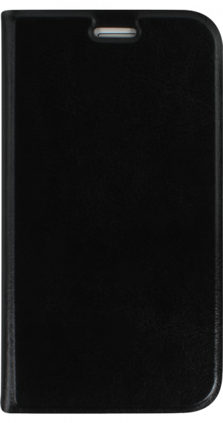 Samsung Galaxy J1 2016 (J120) oldalra nyíló flipes bőrtok fekete