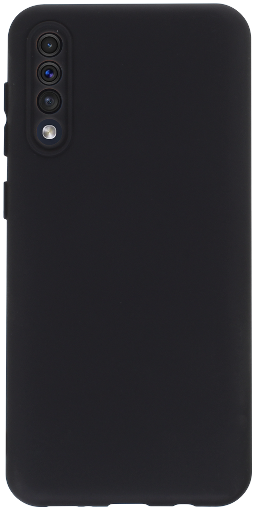 Samsung Galaxy A50 (SM-505) szilikon tok kameravédővel matt fekete