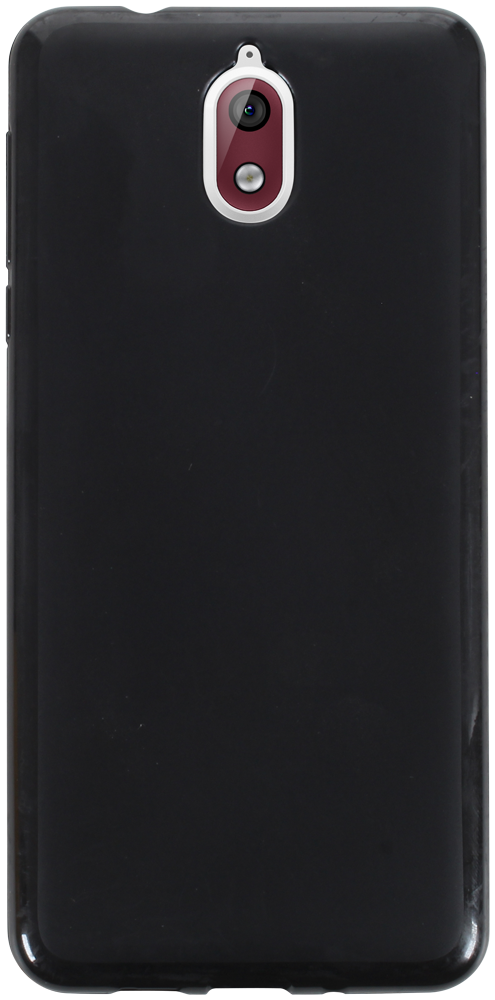Nokia 3 2018 (Nokia 3.1) szilikon tok matt-fényes keret fekete