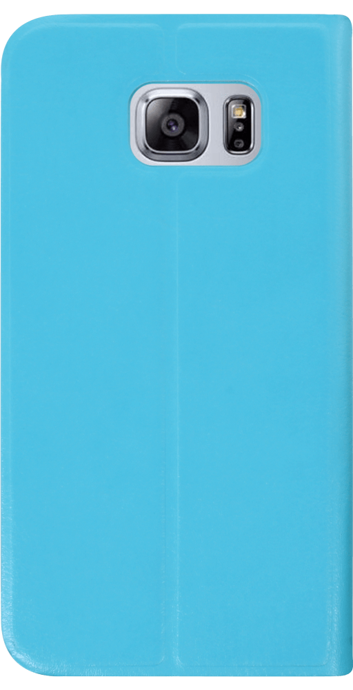 Samsung Galaxy S6 (G920) oldalra nyíló flipes bőrtok asztali tartó funkciós világoskék