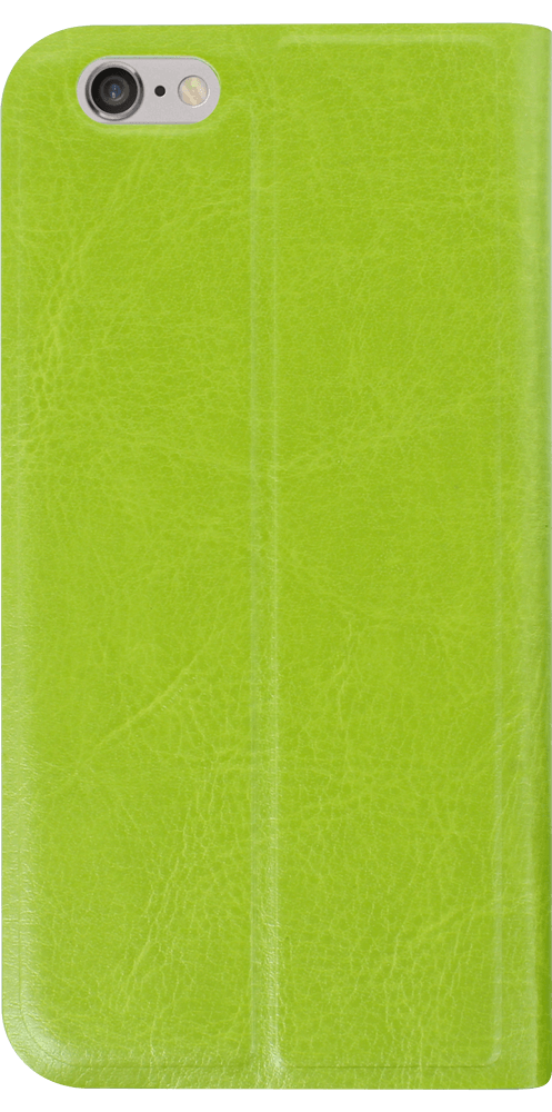 Apple iPhone 6S oldalra nyíló flipes bőrtok asztali tartó funkciós zöld