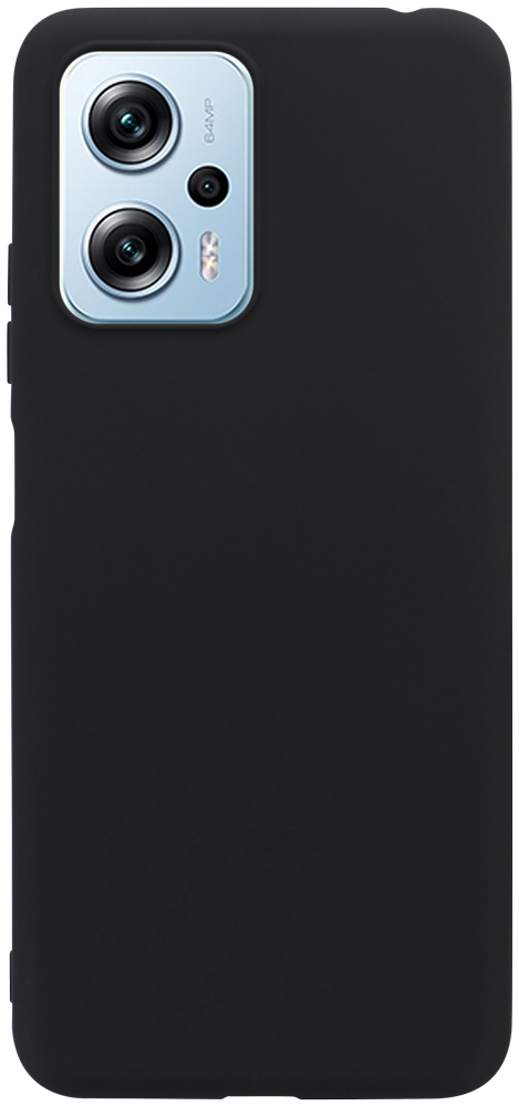 Xiaomi Poco X4 GT szilikon tok matt fekete