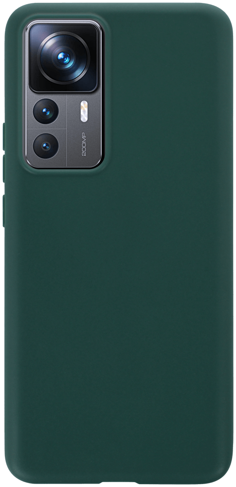 Xiaomi 12T szilikon tok matt sötétzöld