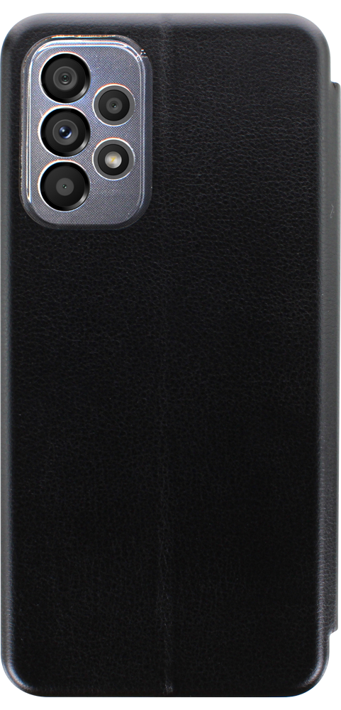 Samsung Galaxy A73 5G (SM-A736B) oldalra nyíló mágneses flipes bőrtok prémium minőség fekete