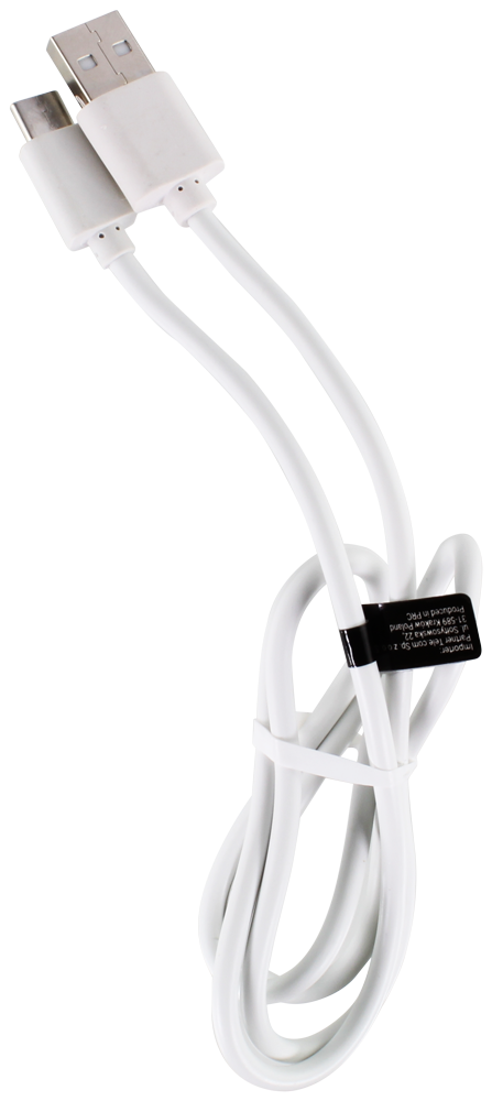 Oppo A91 kompatibilis gyorstöltő adatkábel prémium Type-C fehér