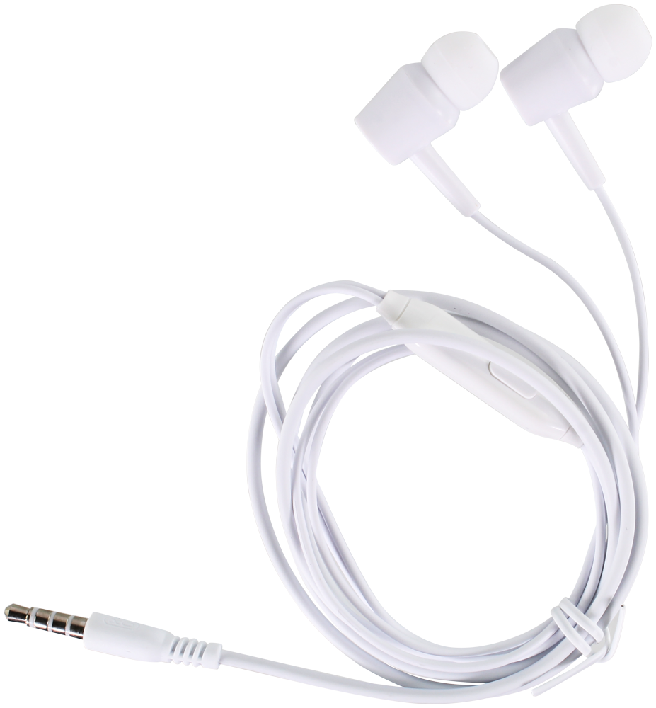 Realme 8 kompatibilis fülhallgató - headset nagy teljesítményű, 3,5 mm Jack fehér