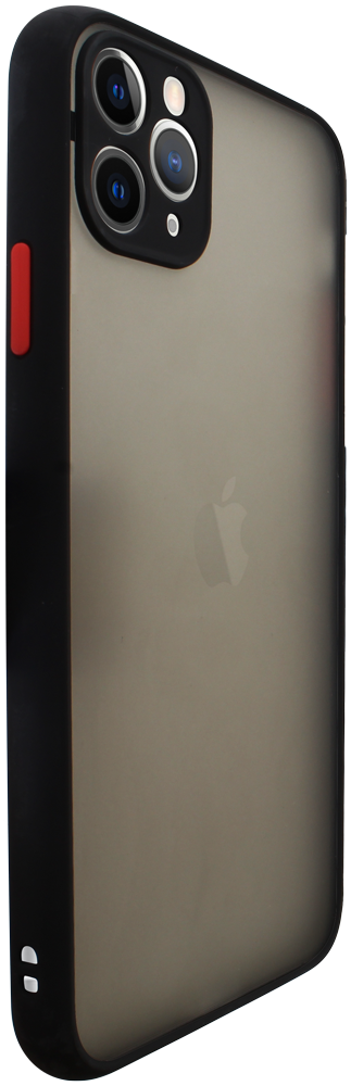 Apple iPhone 11 Pro kemény hátlap Vennus Button Bumper kameravédővel fekete