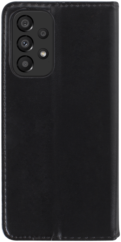 Samsung Galaxy A33 5G (SM-A336) oldalra nyíló flipes bőrtok asztali tartó funkciós fekete