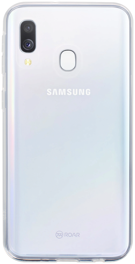 Samsung Galaxy A40 (SM-405) szilikon tok gyári ROAR átlátszó