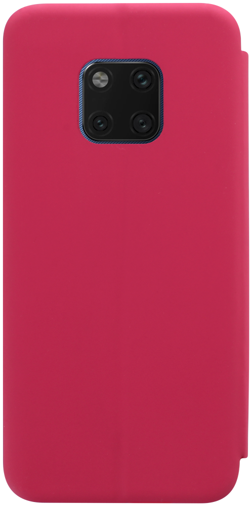 Huawei Mate 20 Pro oldalra nyíló mágneses flipes bőrtok prémium minőség rózsaszín