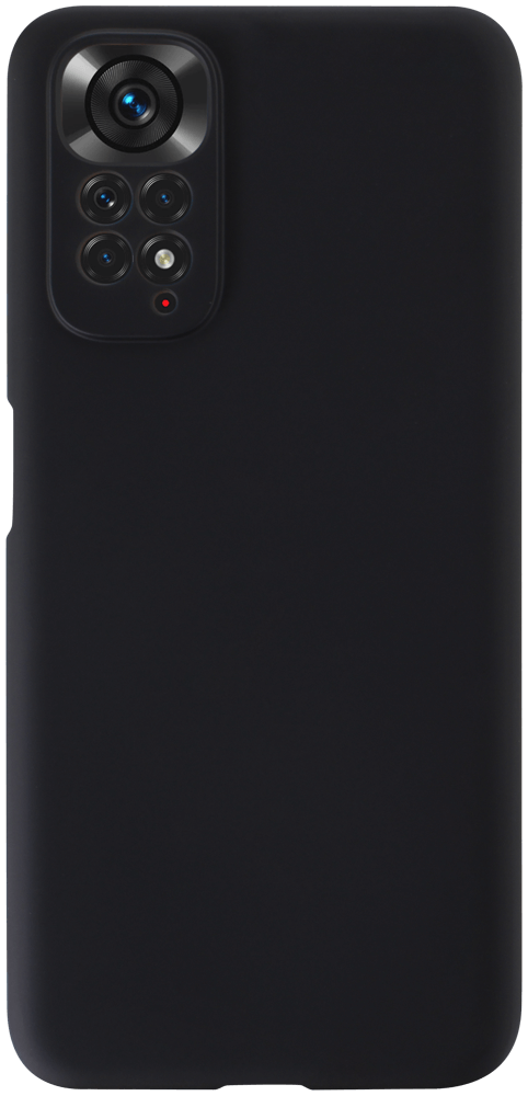 Xiaomi Redmi Note 11 szilikon tok kameravédővel matt fekete