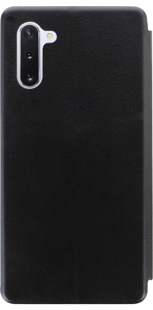 Samsung Galaxy Note 10 oldalra nyíló mágneses flipes bőrtok prémium minőség fekete