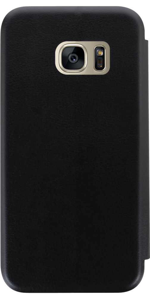 Samsung Galaxy S7 (G930) oldalra nyíló mágneses flipes bőrtok prémium minőség fekete