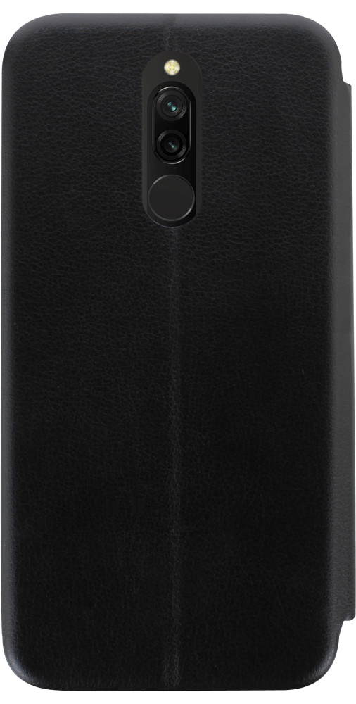 Xiaomi Redmi 8 oldalra nyíló mágneses flipes bőrtok prémium minőség fekete