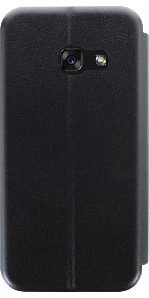 Samsung Galaxy A3 2017 (A320) oldalra nyíló mágneses flipes bőrtok prémium minőség fekete