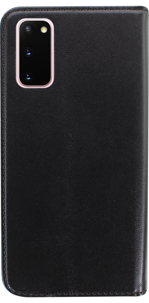 Samsung Galaxy S20 (SM-G980F) oldalra nyíló flipes bőrtok asztali tartó funkciós fekete