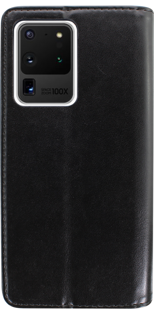 Samsung Galaxy S20 Ultra 5G (SM-G988B) oldalra nyíló flipes bőrtok asztali tartó funkciós fekete