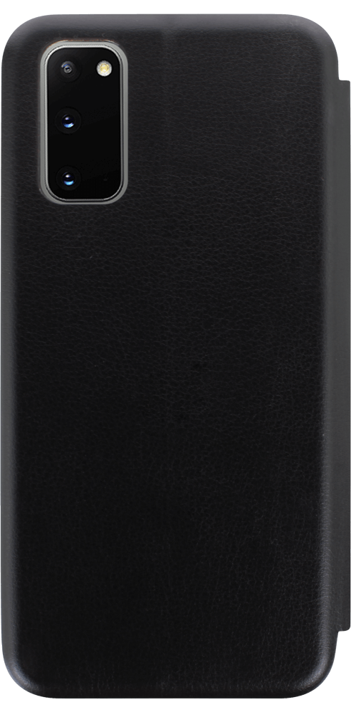 Samsung Galaxy S20 (SM-G980F) oldalra nyíló mágneses flipes bőrtok prémium minőség fekete