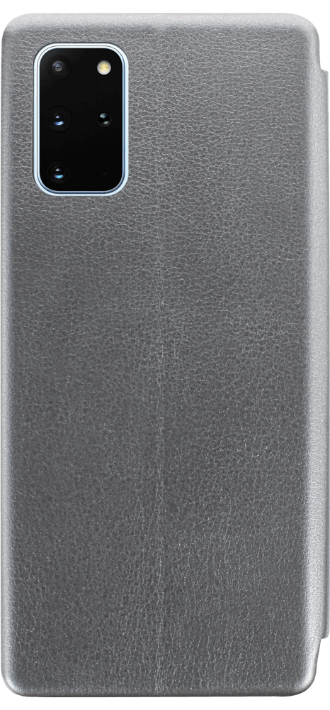 Samsung Galaxy S20 Plus (SM-G985F) oldalra nyíló mágneses flipes bőrtok prémium minőség ezüst
