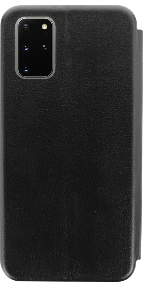 Samsung Galaxy S20 Plus (SM-G985F) oldalra nyíló mágneses flipes bőrtok prémium minőség fekete