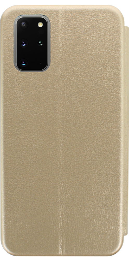 Samsung Galaxy S20 Plus (SM-G985F) oldalra nyíló mágneses flipes bőrtok prémium minőség arany