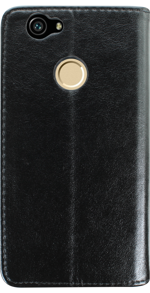 Huawei Nova Dual oldalra nyíló flipes bőrtok asztali tartó funkciós fekete