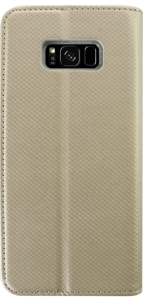 Samsung Galaxy S8 Plus (G955) oldalra nyíló flipes bőrtok rombusz mintás arany