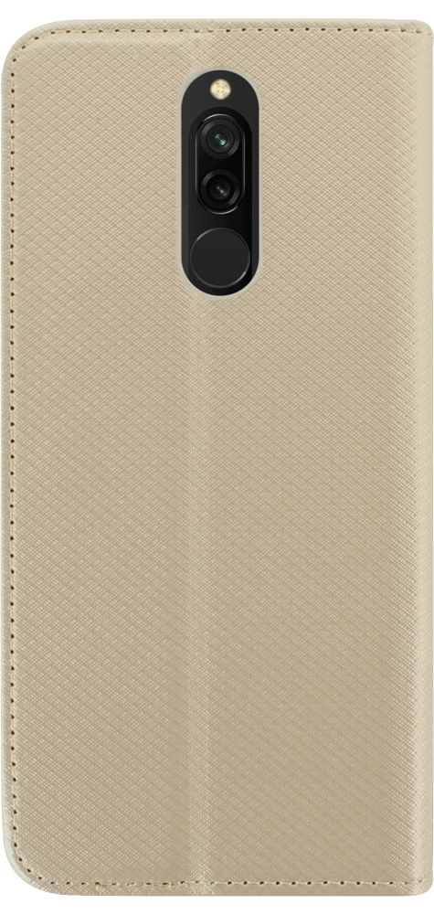 Xiaomi Redmi 8 oldalra nyíló flipes bőrtok rombusz mintás arany