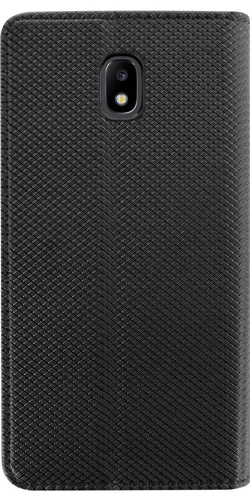 Samsung Galaxy J5 2017 (J530) oldalra nyíló flipes bőrtok rombusz mintás fekete