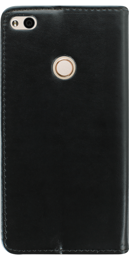 Huawei Honor 8 Lite oldalra nyíló flipes bőrtok asztali tartó funkciós fekete