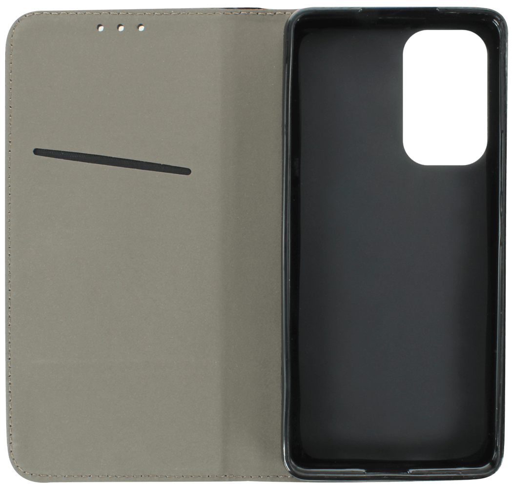 Samsung Galaxy A53 5G (SM-A5360) oldalra nyíló flipes bőrtok asztali tartó funkciós fekete