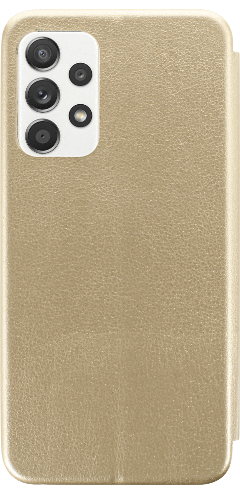 Samsung Galaxy A52 4G (SM-A525F) oldalra nyíló mágneses flipes bőrtok prémium minőség arany