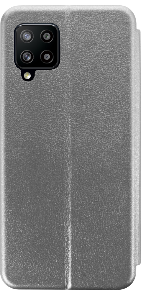 Samsung Galaxy A42 5G (SM-A426B) oldalra nyíló mágneses flipes bőrtok prémium minőség ezüst