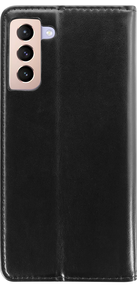 Samsung Galaxy S21 Plus 5G (SM-G996B) oldalra nyíló flipes bőrtok asztali tartó funkciós fekete
