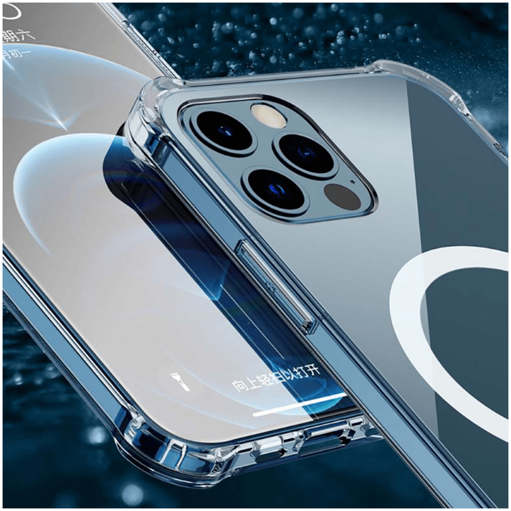 Apple iPhone 13 kemény hátlap gyári MagSafe átlátszó
