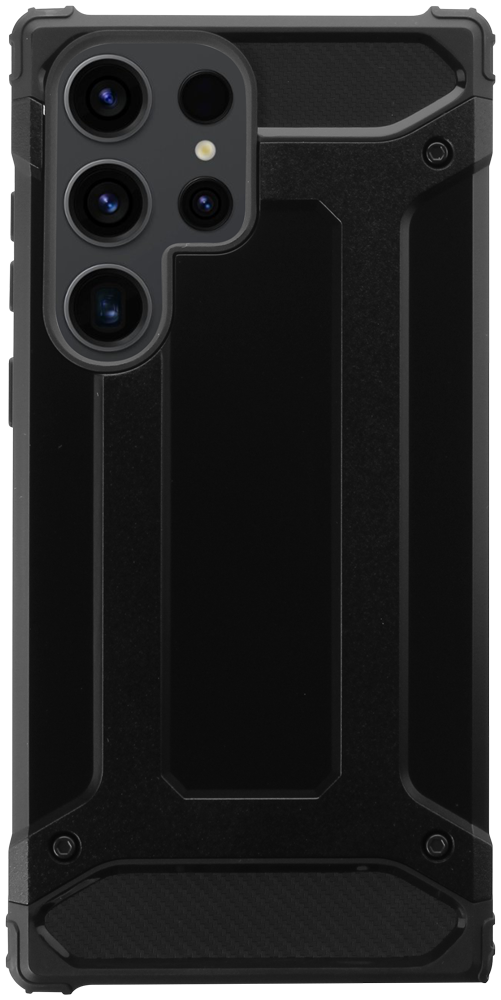 Samsung Galaxy S23 Ultra (SM-S918B) ütésálló tok légpárnás sarkas, hibrid Forcell Armor fekete
