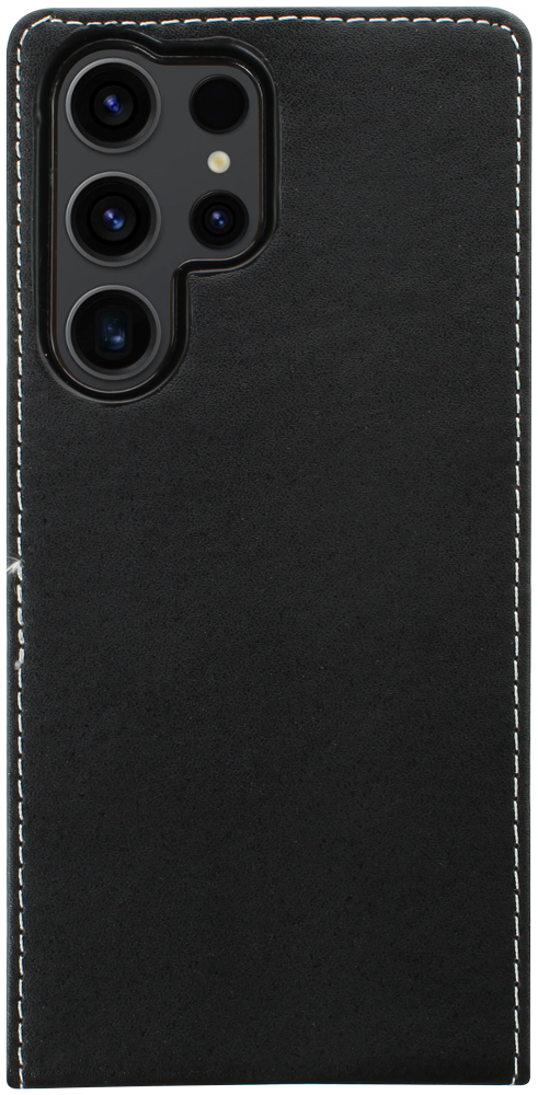 Samsung Galaxy S23 Ultra (SM-S918B) lenyíló flipes bőrtok fekete