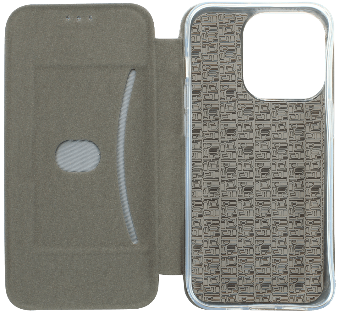 Apple iPhone 14 Pro oldalra nyíló mágneses flipes bőrtok prémium minőség arany