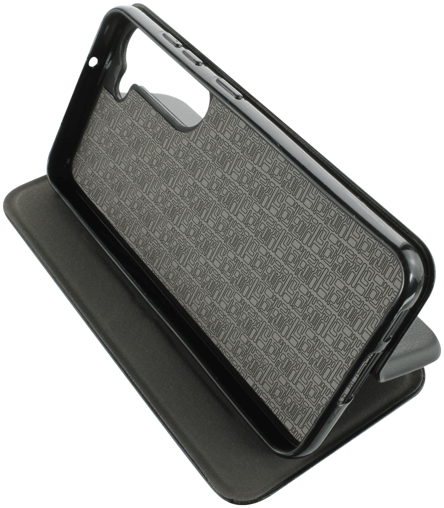 Samsung Galaxy S23 (SM-S911B) oldalra nyíló mágneses flipes bőrtok prémium minőség fekete