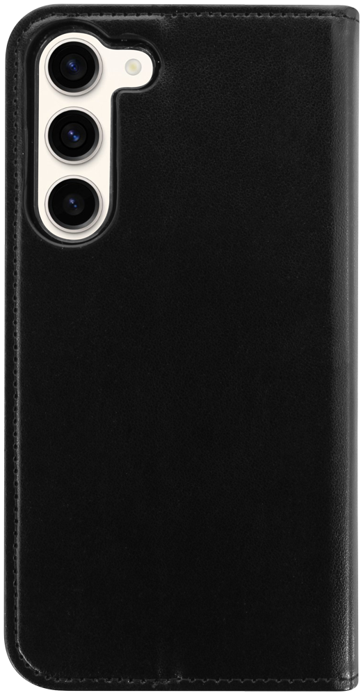 Samsung Galaxy S23 Plus (SM-S916B) oldalra nyíló flipes bőrtok asztali tartó funkciós fekete
