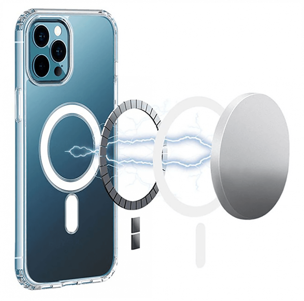 Apple iPhone 14 szilikon tok gyári MagSafe kameravédővel átlátszó