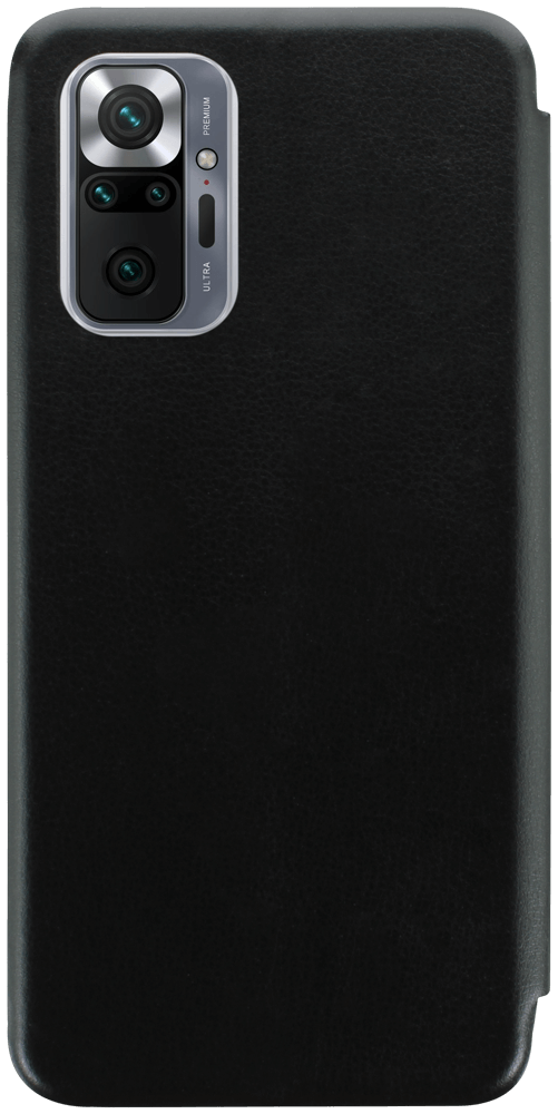 Xiaomi Redmi Note 10 Pro oldalra nyíló mágneses flipes bőrtok prémium minőség fekete