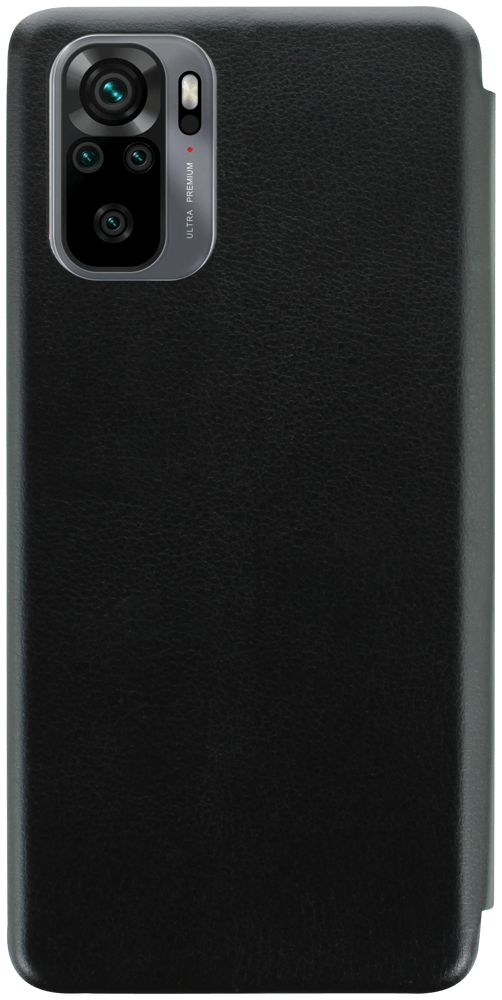 Xiaomi Redmi Note 10 oldalra nyíló mágneses flipes bőrtok prémium minőség fekete