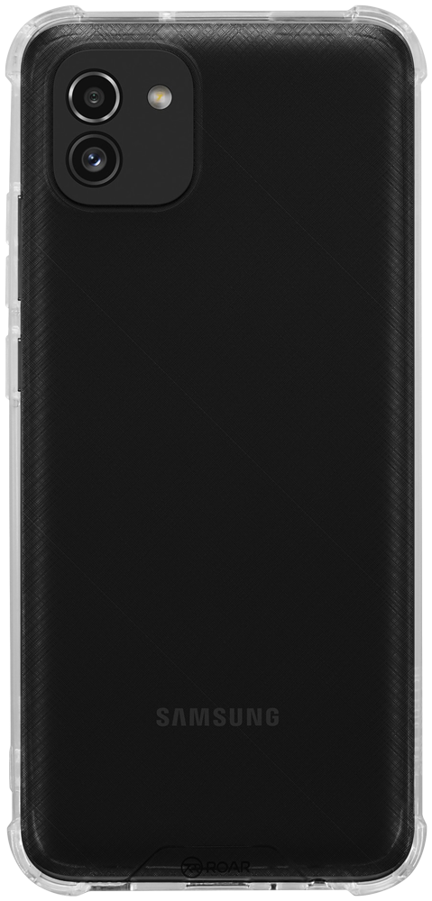 Samsung Galaxy A03 (SM-A035G) kemény hátlap gyári ROAR légpárnás sarok átlátszó