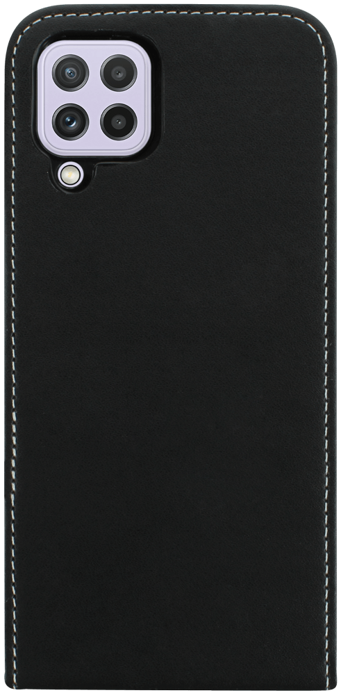 Samsung Galaxy A22 4G (SM-A225F) lenyíló flipes bőrtok fekete