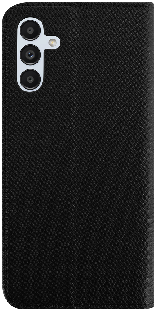 Samsung Galaxy A04s (SM-A047F) oldalra nyíló flipes bőrtok rombusz mintás fekete