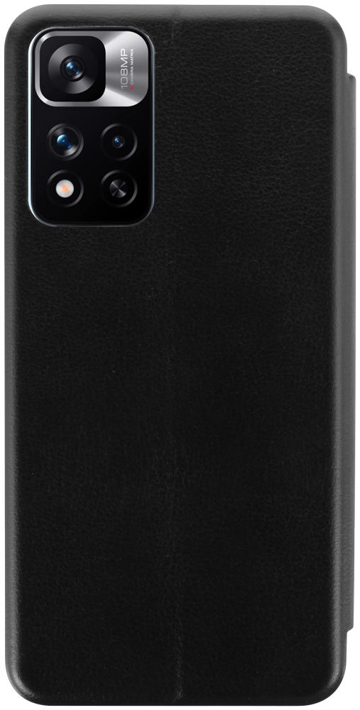 Xiaomi Redmi Note 11 Pro Plus 5G oldalra nyíló mágneses flipes bőrtok prémium minőség fekete